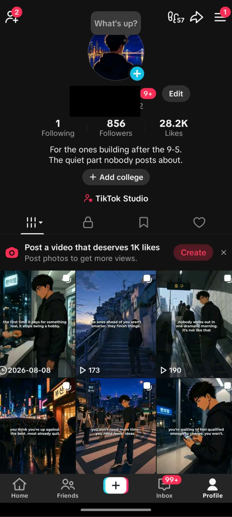 Tyler's page